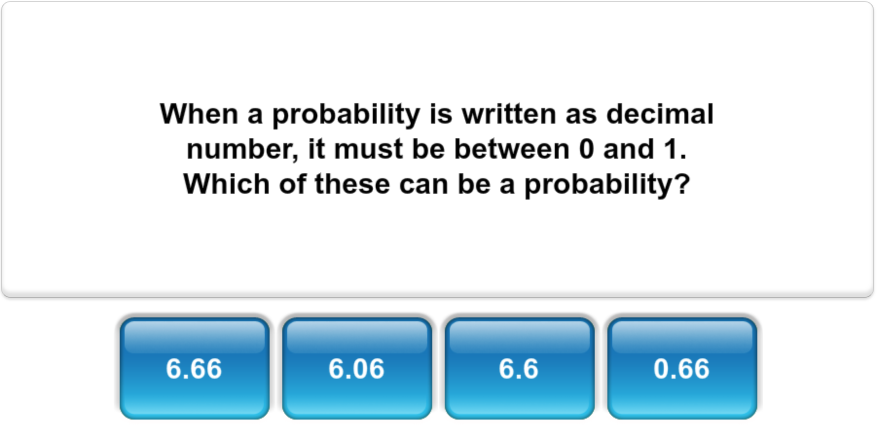 Mangahigh probability math quiz