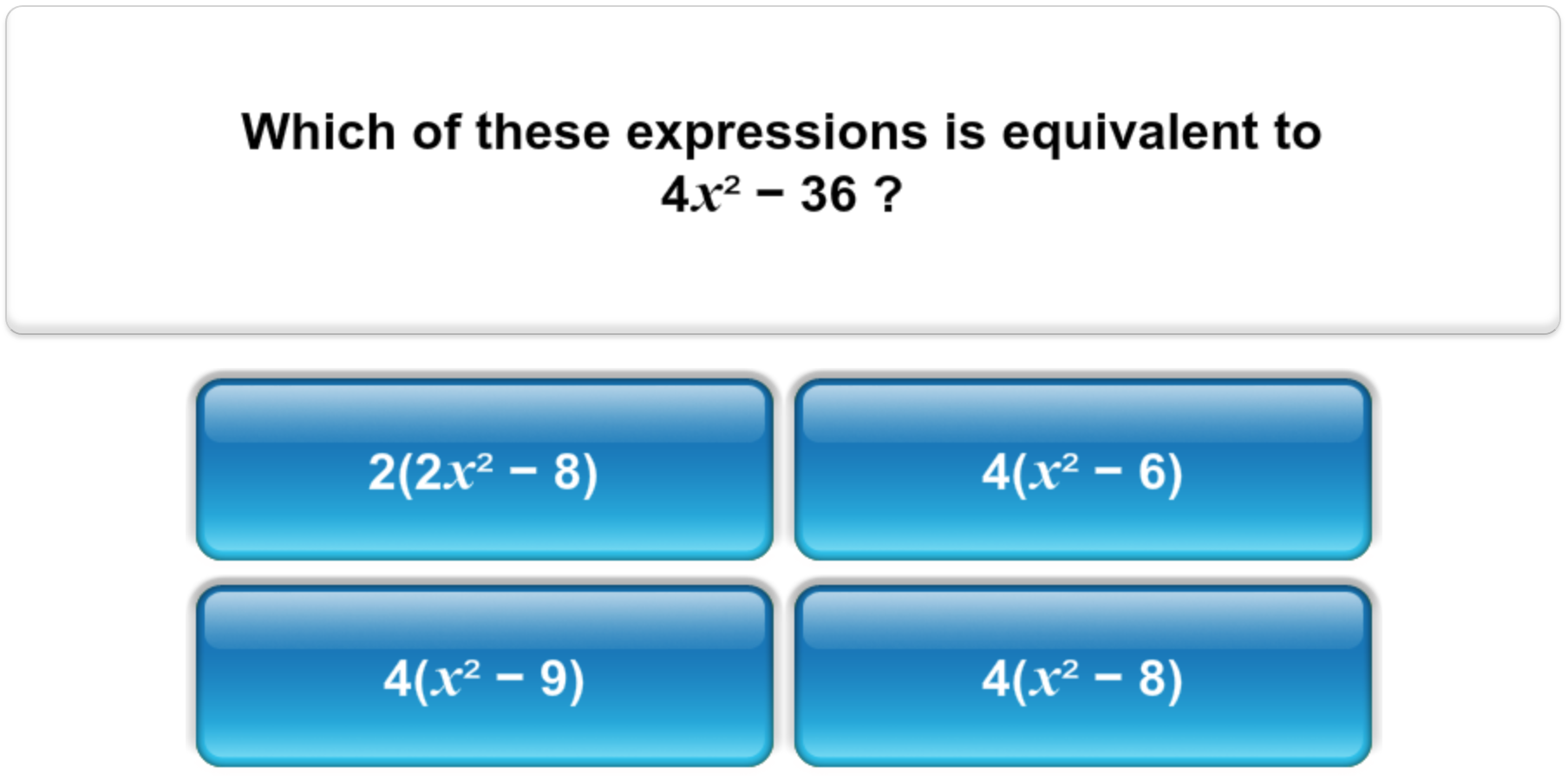 Mangahigh maths quiz