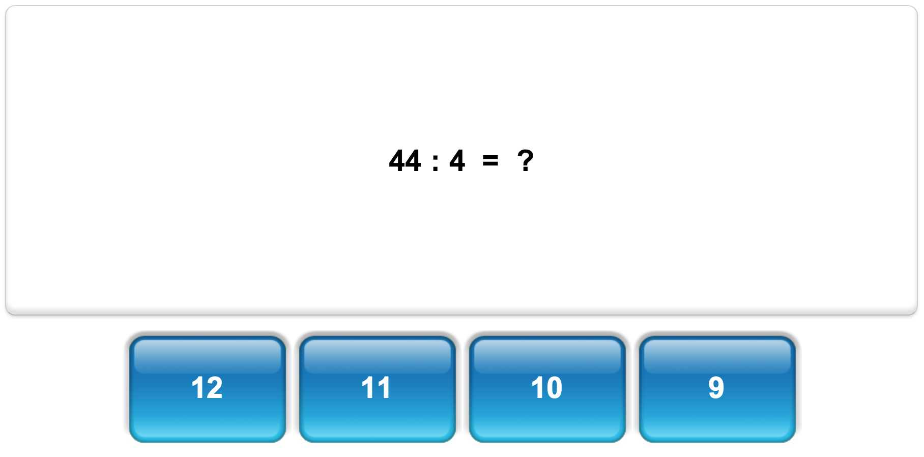 Quiz de matemática da Mangahigh