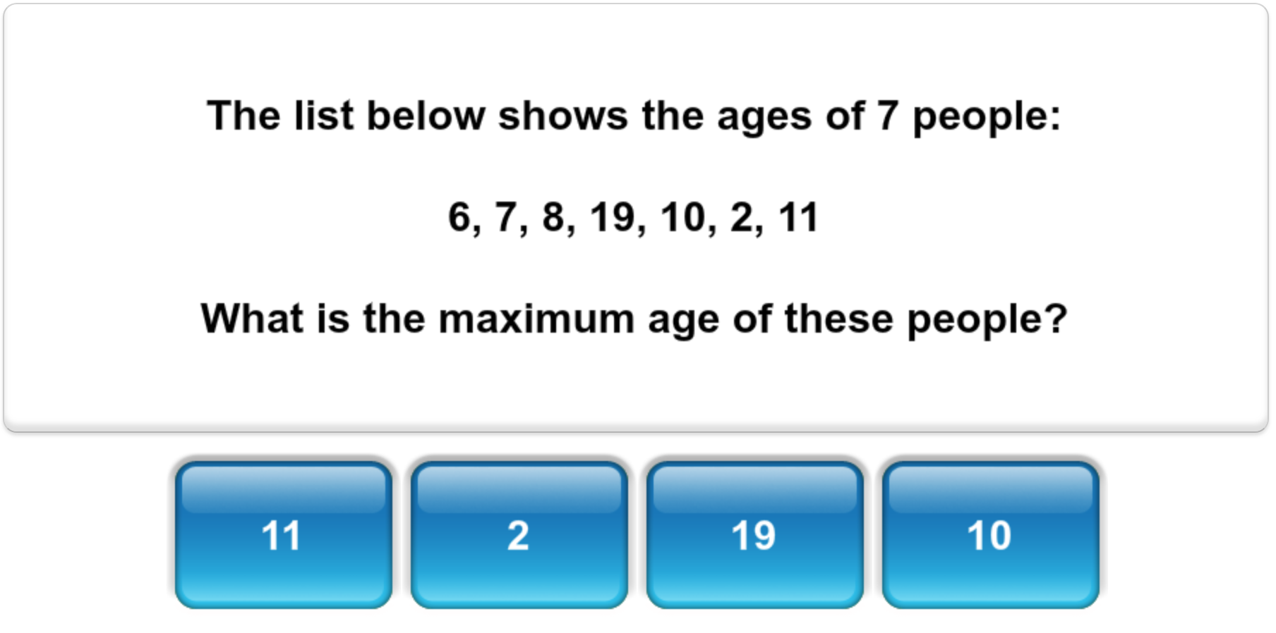 Mangahigh statistics maths quiz