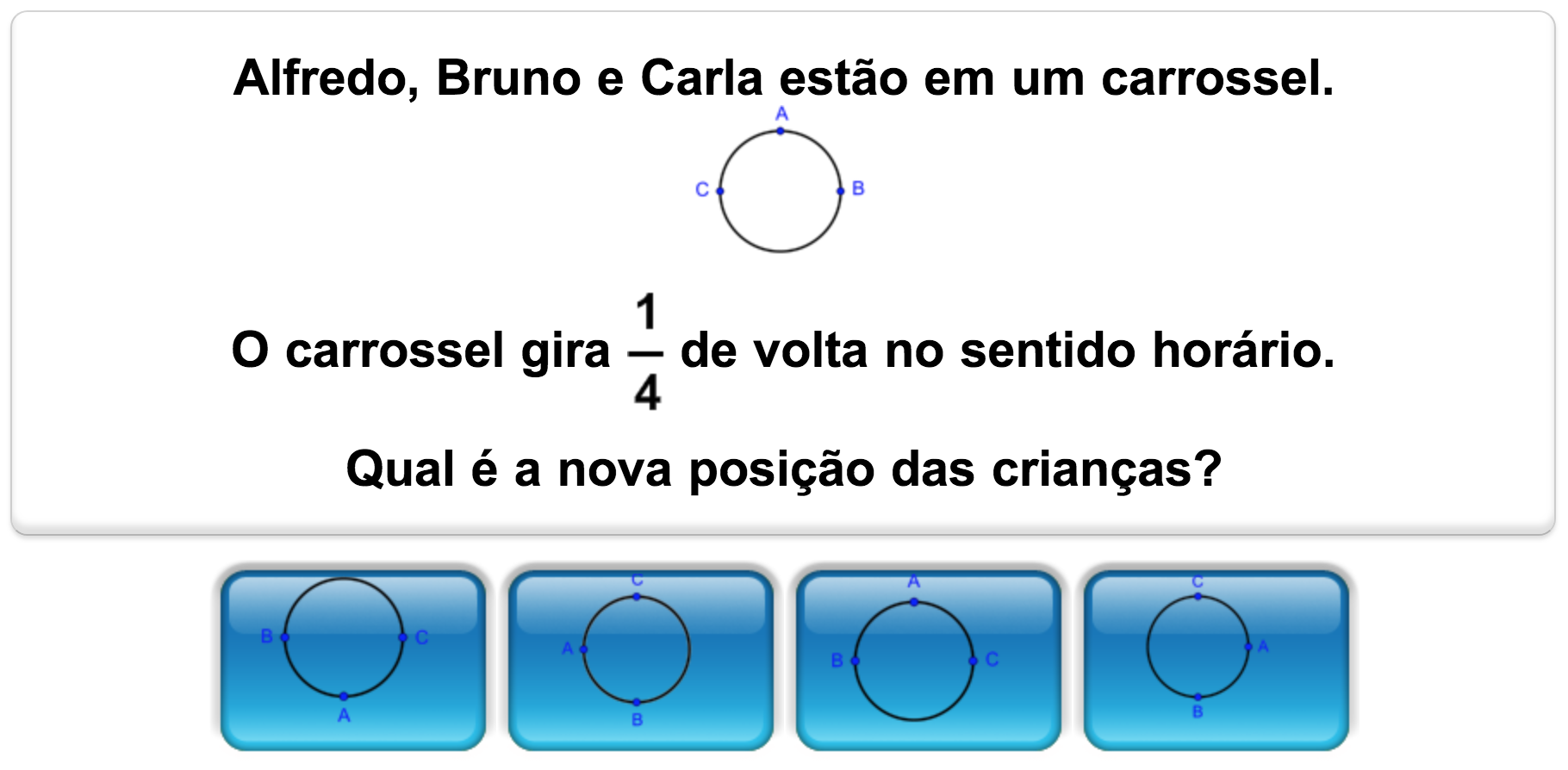 Quiz de matemática da Mangahigh