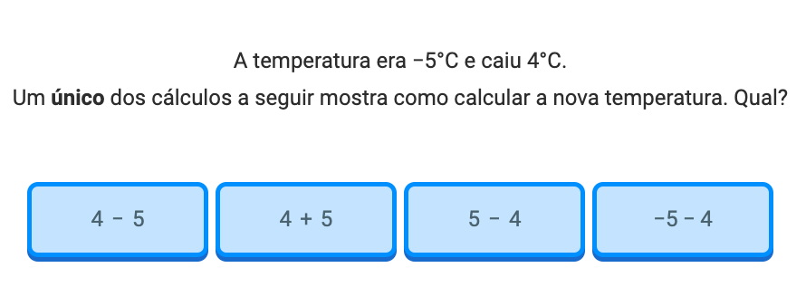 Quiz de matemática da Mangahigh