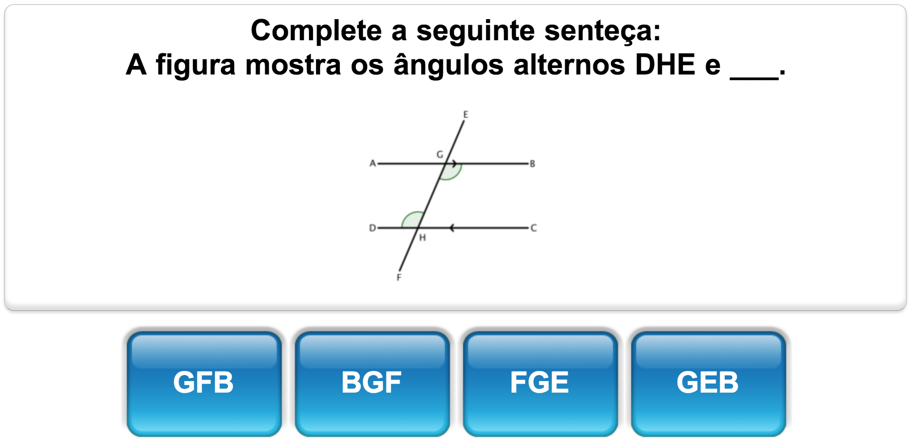 QUIZ MATEMÁTICAS Ángulos