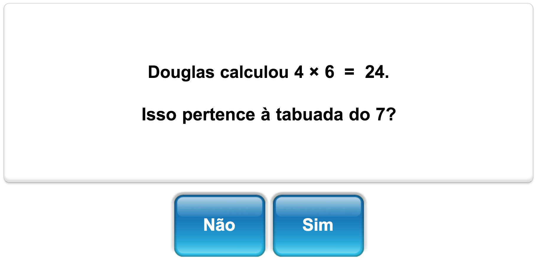 QUIZ DA TABUADA!  Tabuada de 7 