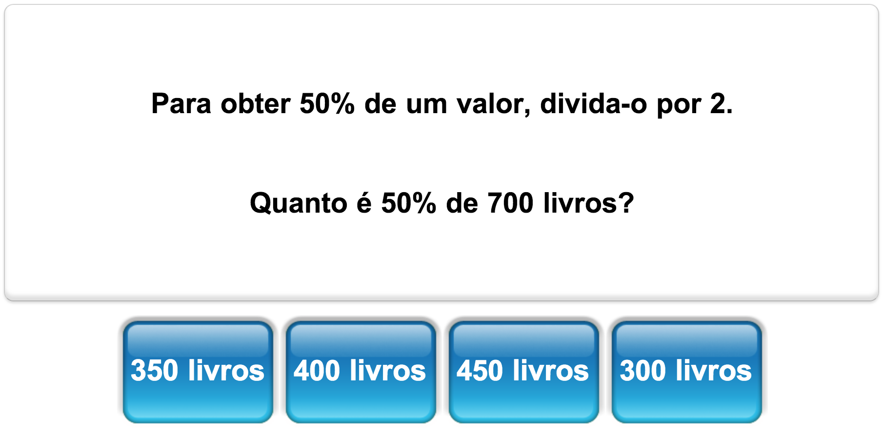 Quiz de matemática da Mangahigh