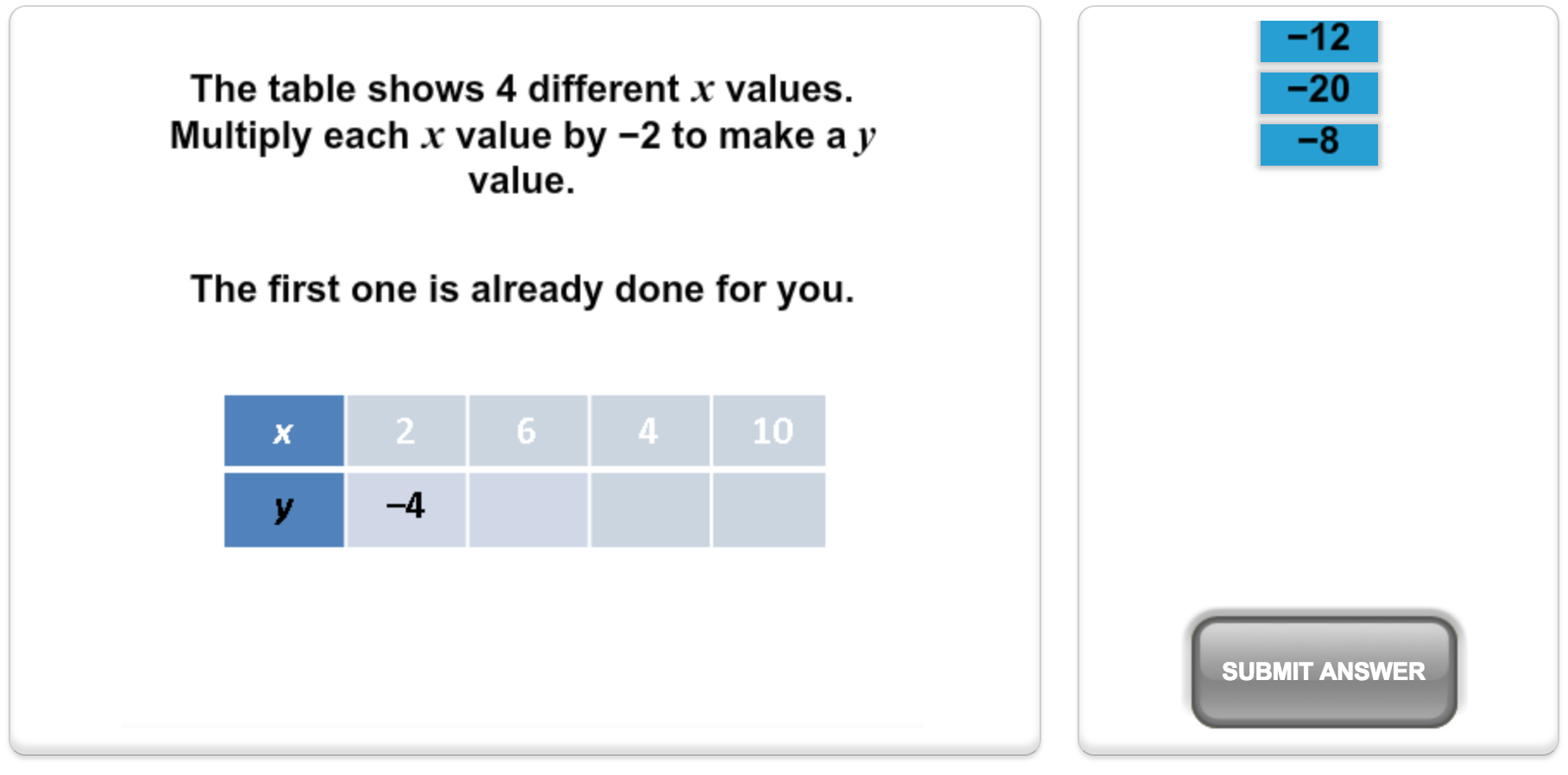 Mangahigh maths quiz