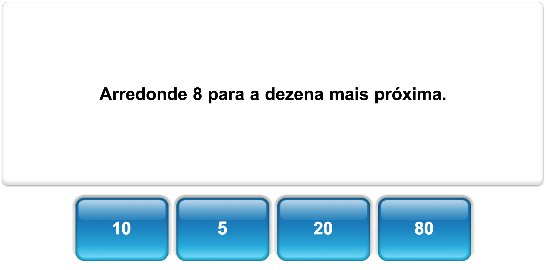 Quiz de números da Mangahigh