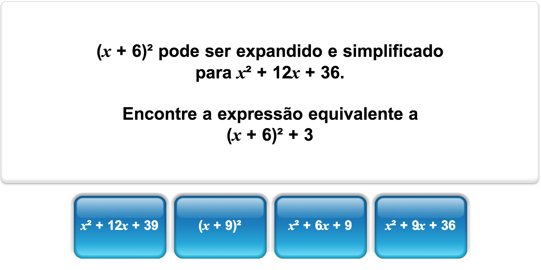 Quiz de números da Mangahigh