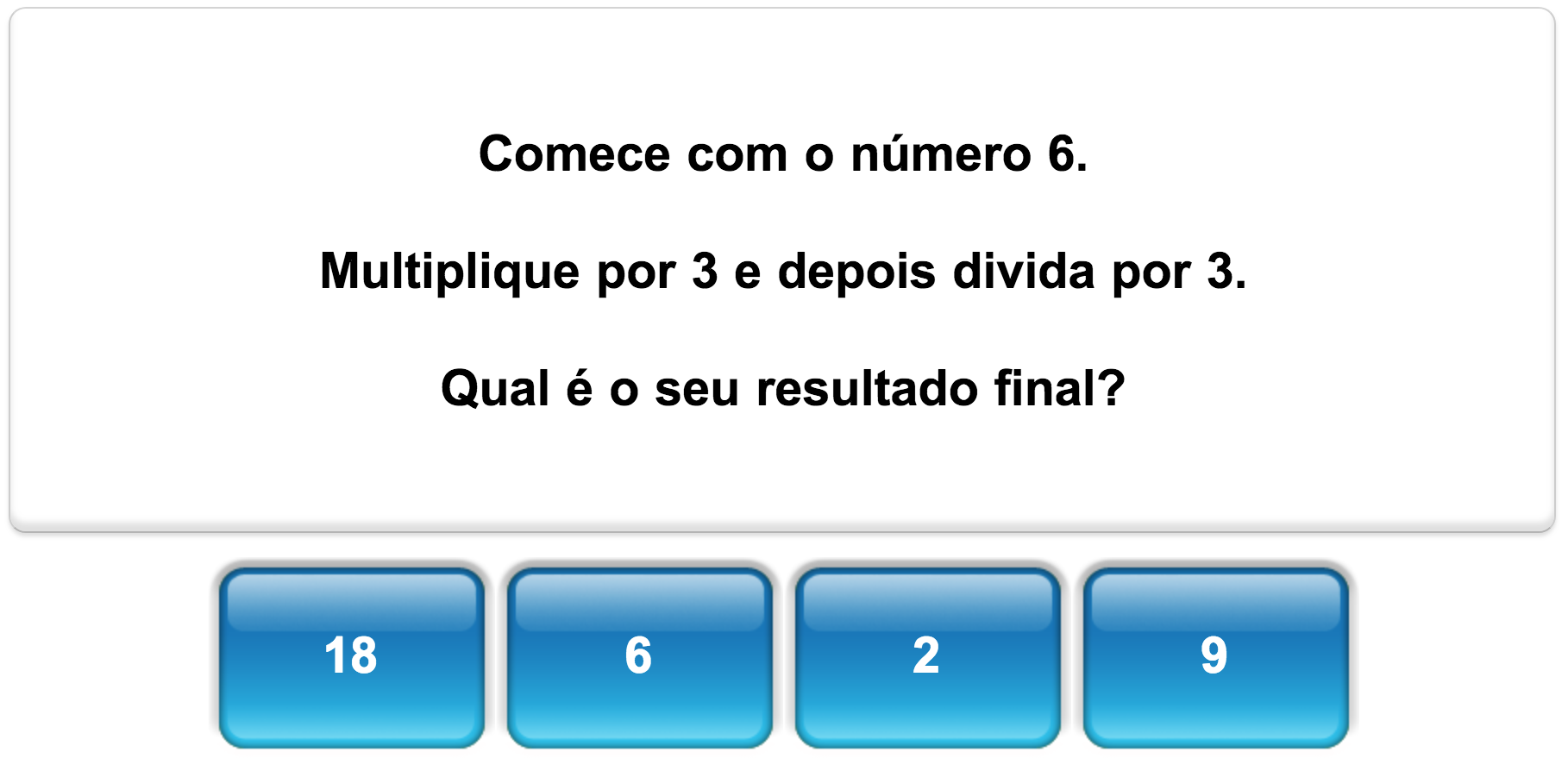 Quiz Matemático