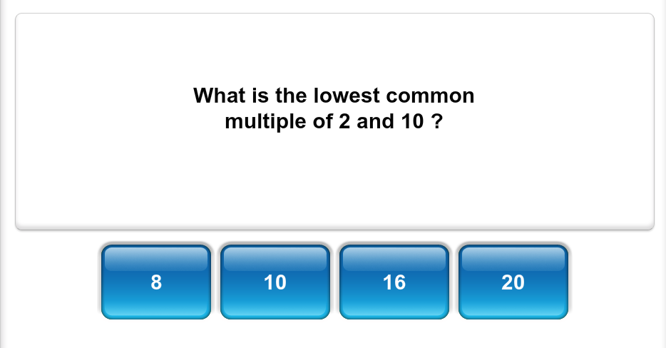 Mangahigh maths quiz