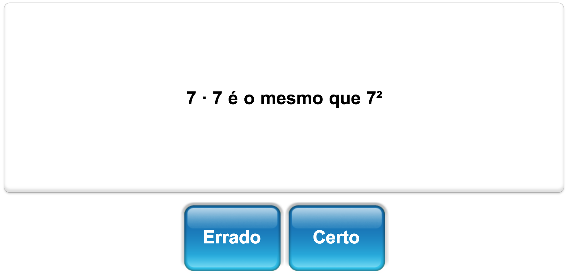 Quiz de matemática da Mangahigh