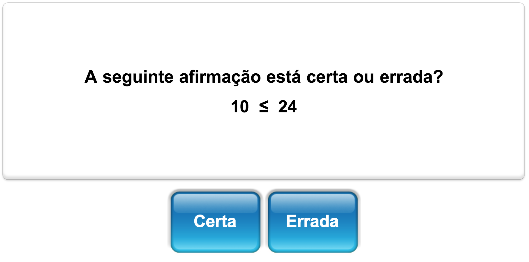 Quiz de matemática da Mangahigh