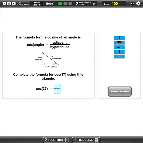 Use trigonometry to find angles