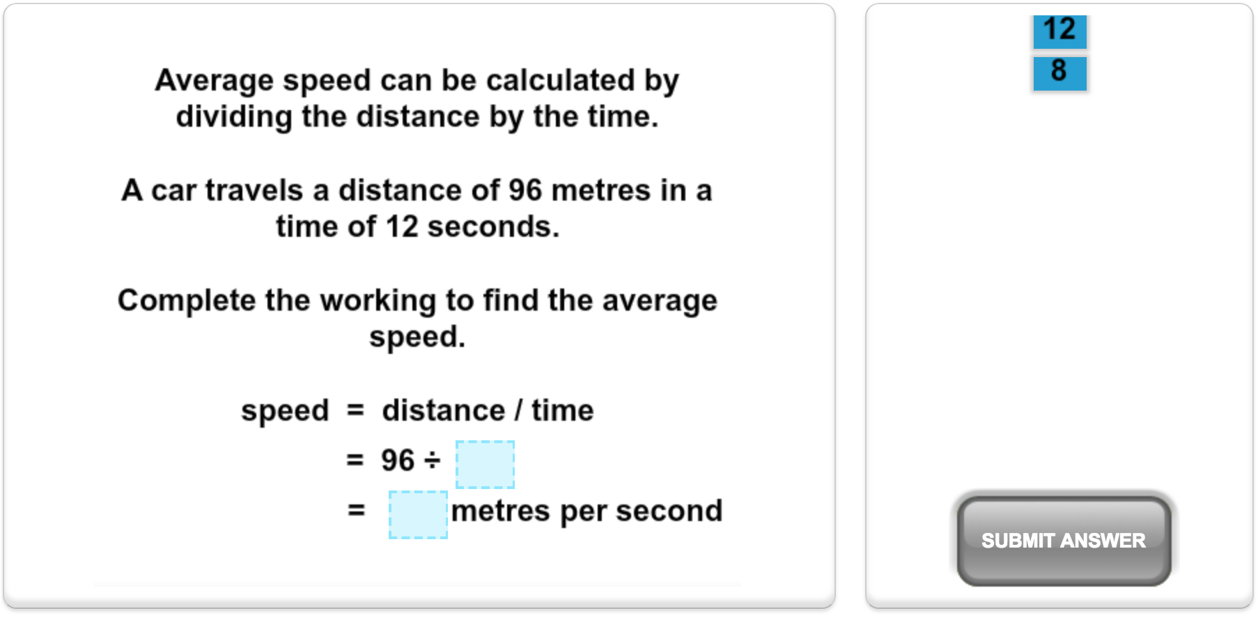 Mangahigh measurement maths quiz