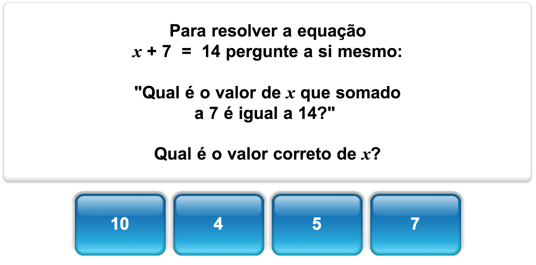 Quiz de matemática da Mangahigh