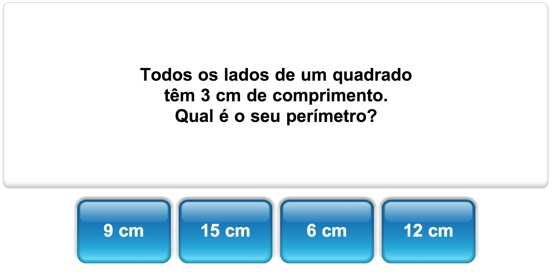 Quiz de matemática da Mangahigh