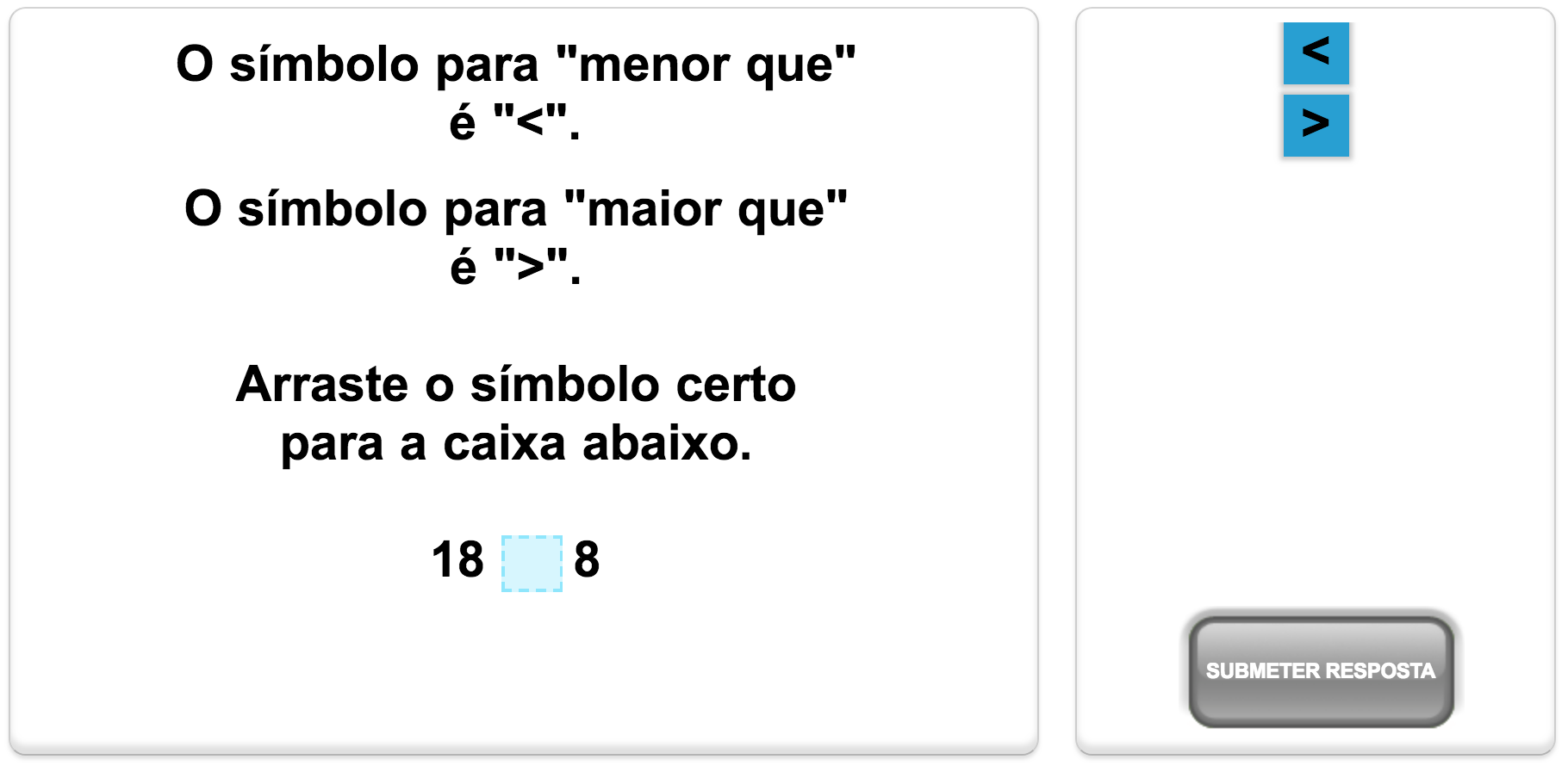 Quiz de matemática da Mangahigh