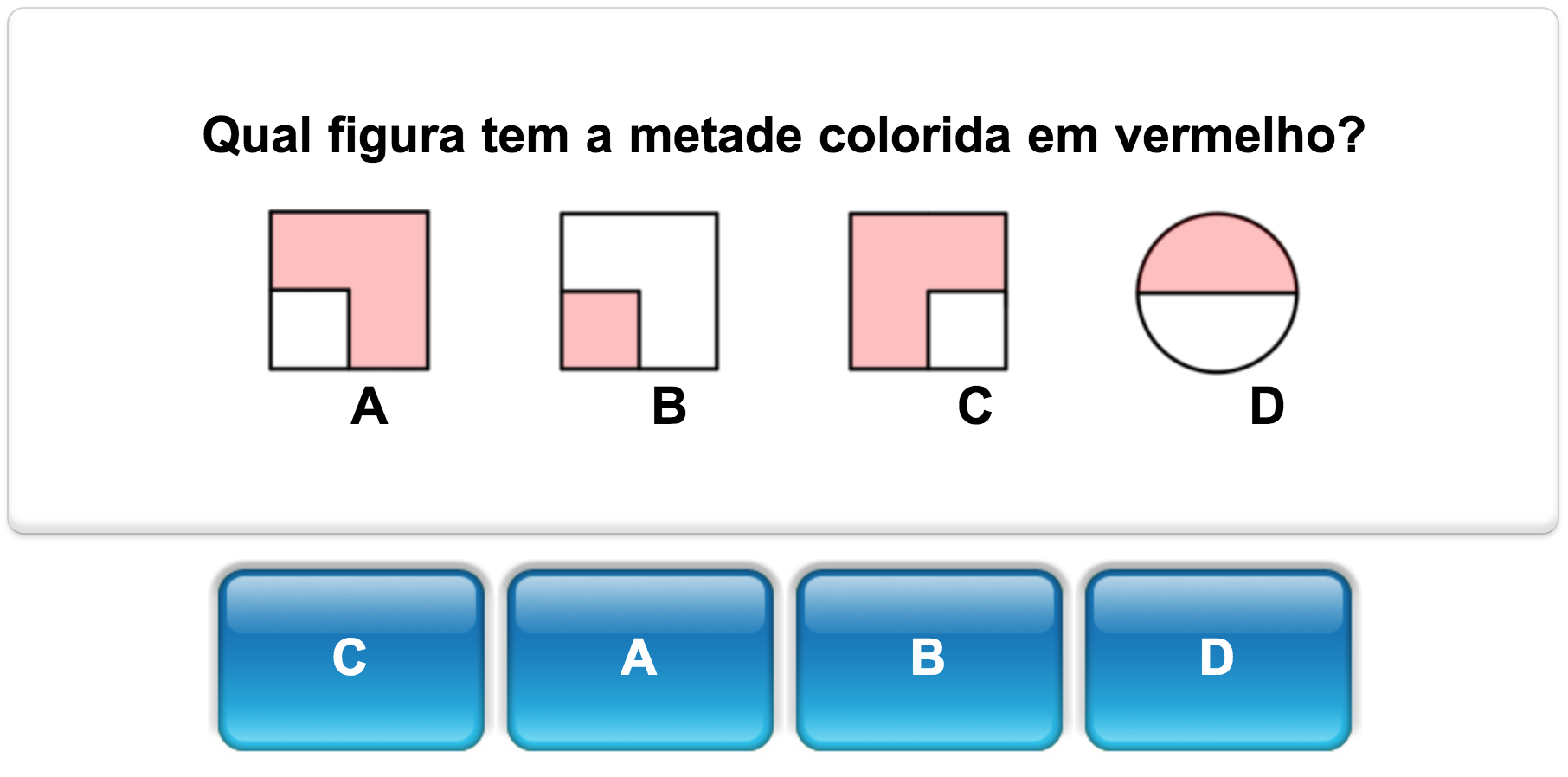 Quiz de matemática da Mangahigh